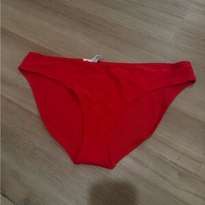 Aerie Vibrant Red Bikini Bottom